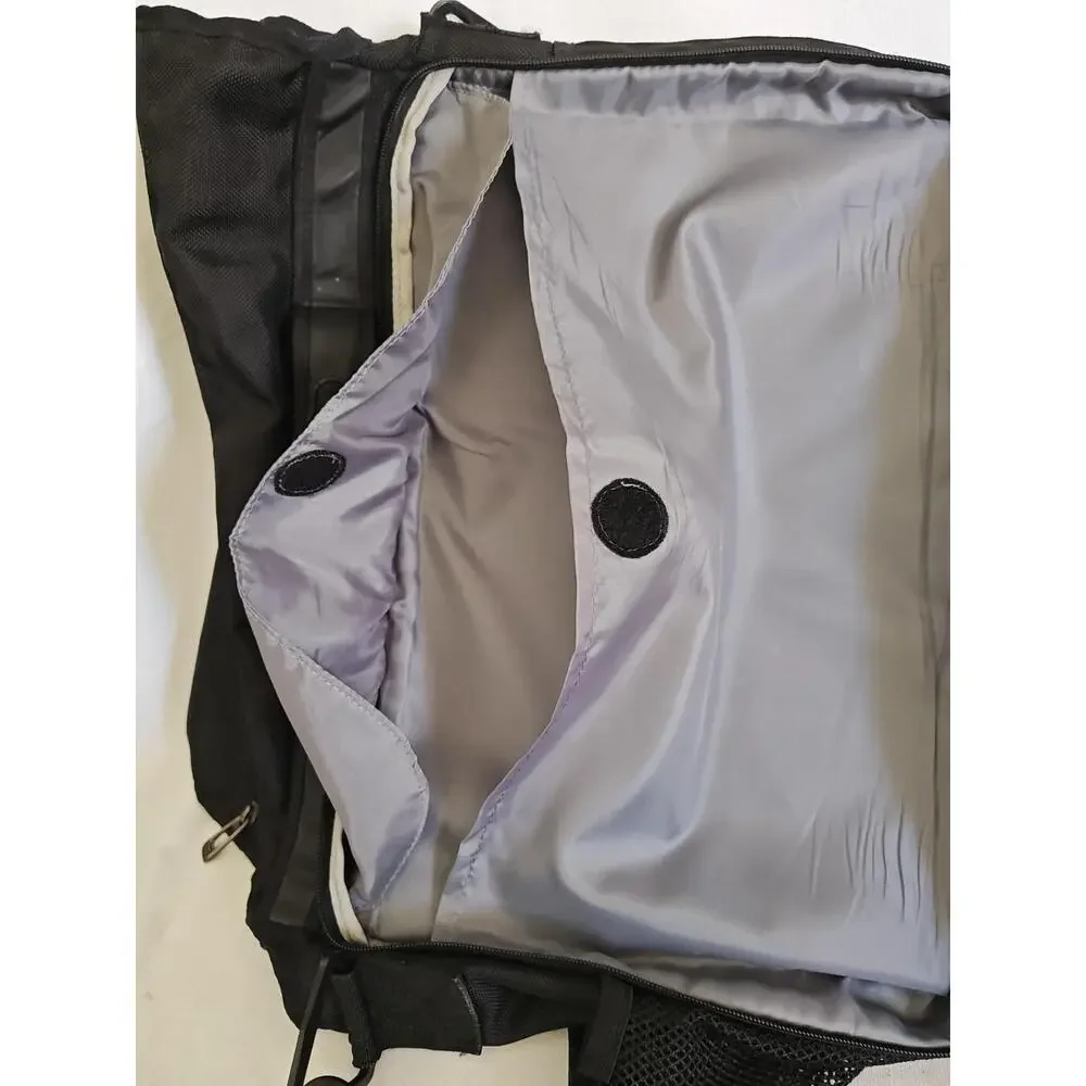 Nike Messenger Black Bag Laptop Bag Briefcase Vintage Travel TG0159-001 Balistic